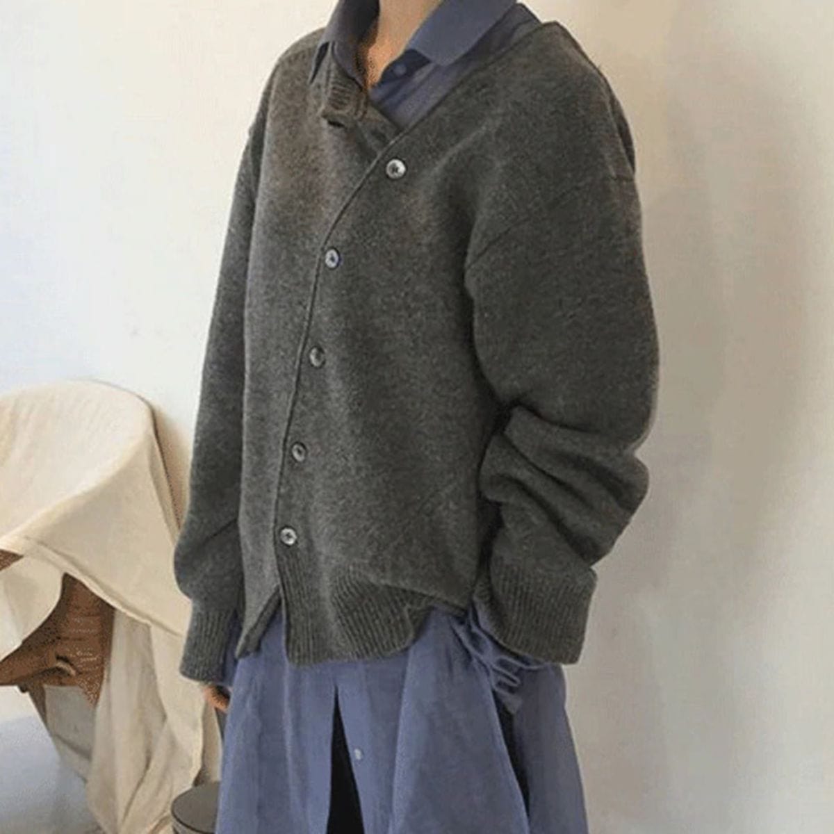 Kvinder - Cardigan i kashmir - Behagelig knapstolpe - Elegant, blød strik til kvinder med stil