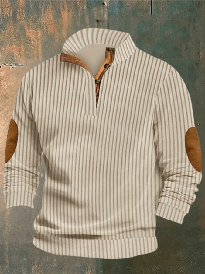 COOPER - PULL-OVER DÉCHIRÉ AVEC DES CHEVEUX LONGS
