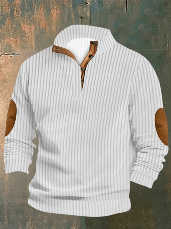 COOPER - PULL-OVER DÉCHIRÉ AVEC DES CHEVEUX LONGS
