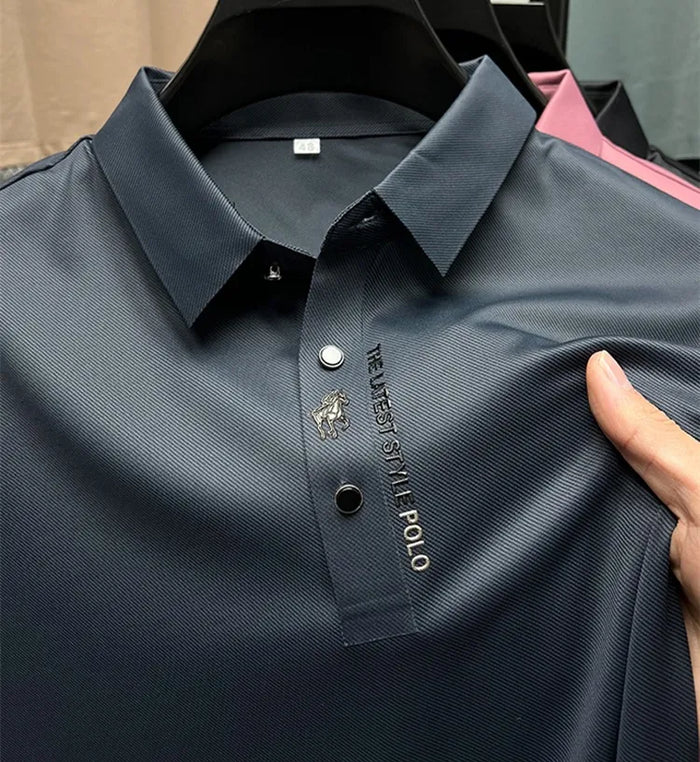 Krølfri poloshirt til mænd