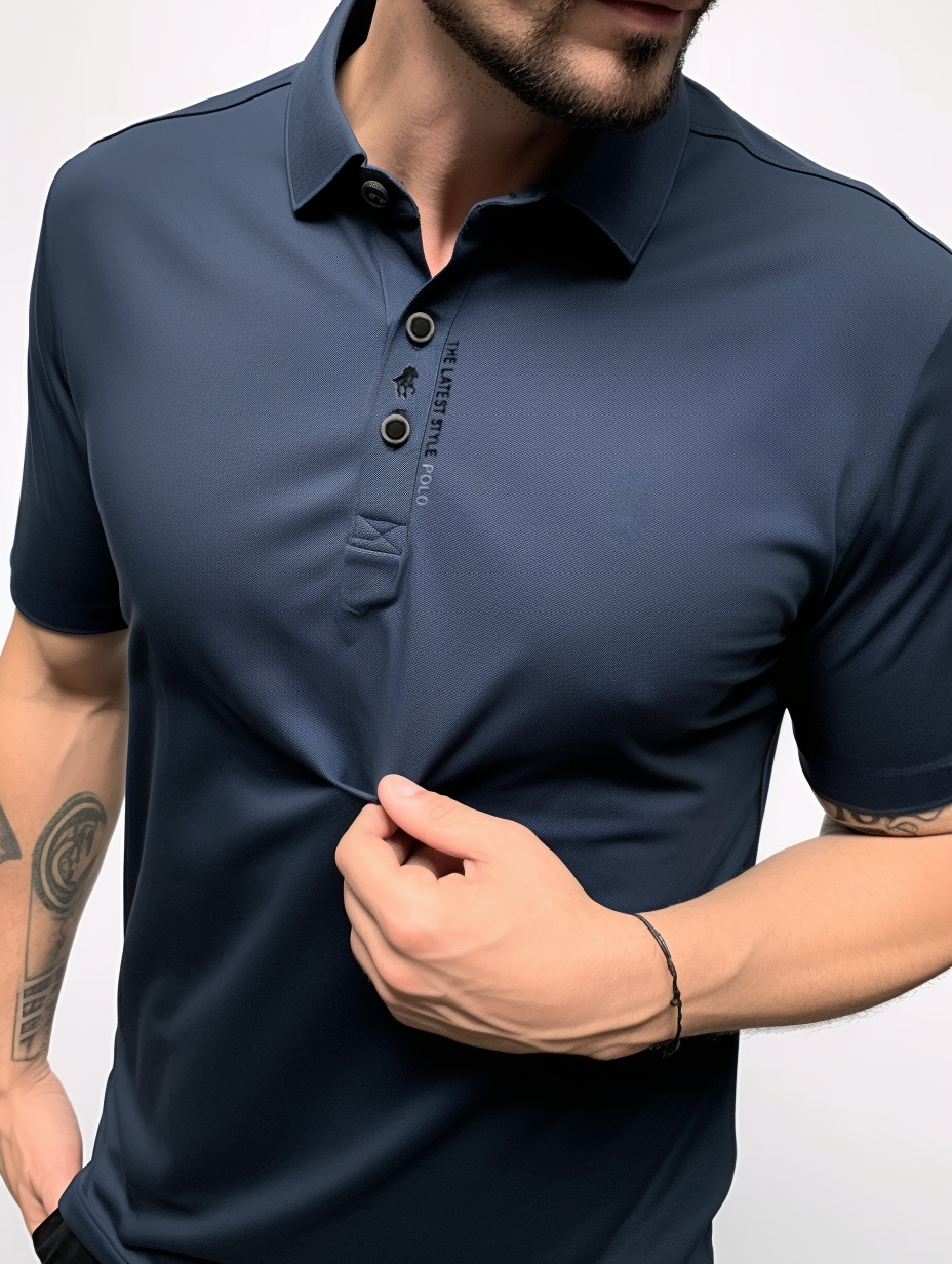 Krølfri poloshirt til mænd