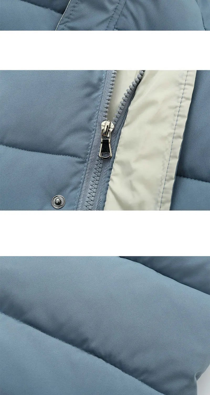 Jaqueta parka de inverno quente para crianças
