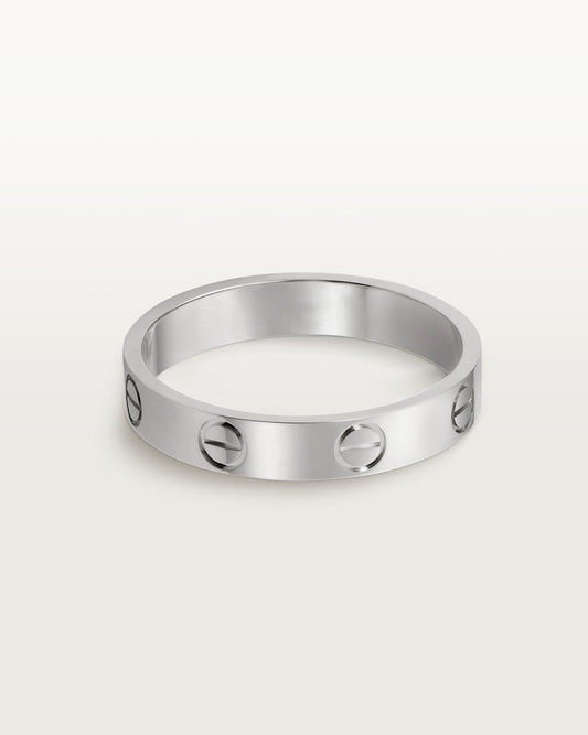 Aria - Bague unisexe en argent, taille 1, alliage de zinc
