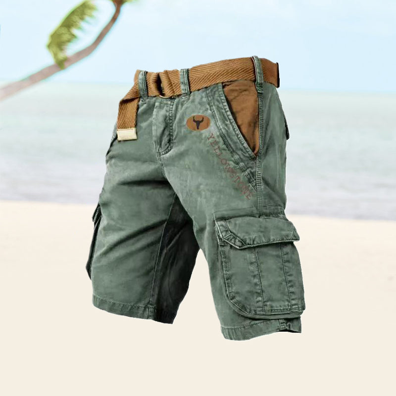 Alsidige cargo-shorts til mænd - iman