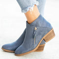 Orthopedic leather boots for women - autumn edition