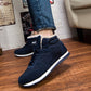 Chaussures d'hiver chaudes et décontractées pour hommes - Baskets hautes avec doublure en fourrure
