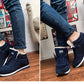 Chaussures d'hiver chaudes et décontractées pour hommes - Baskets hautes avec doublure en fourrure