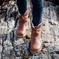 Botas femininas de lã à prova d'água com forro de lã quente - ideais para o inverno