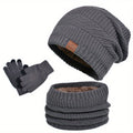 Conjunto de 3 piezas de ropa de invierno Leisure para hombres