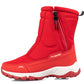 Botas de invierno para mujer con cremallera lateral – botas de nieve impermeables, antideslizantes y duraderas con forro cálido