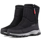 Botas de invierno para mujer con cremallera lateral – botas de nieve impermeables, antideslizantes y duraderas con forro cálido