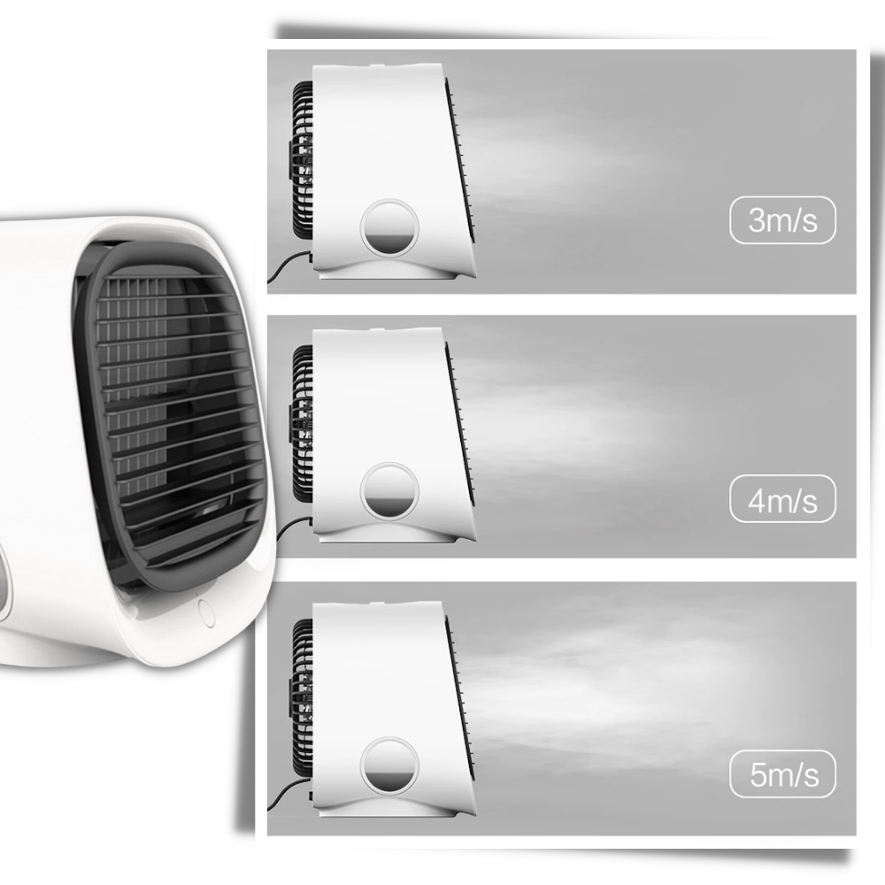 Mini USB-vzduchový chladič - kompaktní osobní ventilátor