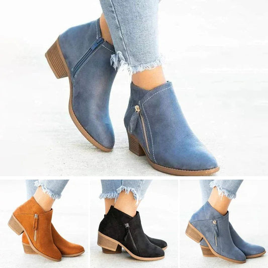 Bottes orthopédiques en cuir pour femmes - édition automne