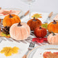 PumpkinPatch | 12 dovleci de catifea artificiali – decorațiuni de toamnă din spumă și decorațiuni de masă pentru Halloween