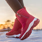 Botas de invierno para mujer con cremallera lateral – botas de nieve impermeables, antideslizantes y duraderas con forro cálido