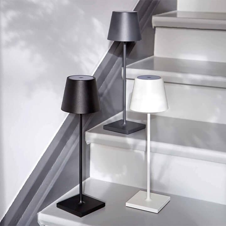 Alexa-enabled waterproof LED table lamp - minimalist design and voice control 