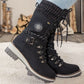 Botas de inverno com forro antiderrapante e quente