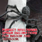 WebCreeper | 2 uds. 50 cm araña gigante con telaraña - conjunto de decoración de Halloween para uso exterior