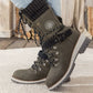 Botas de inverno com forro antiderrapante e quente