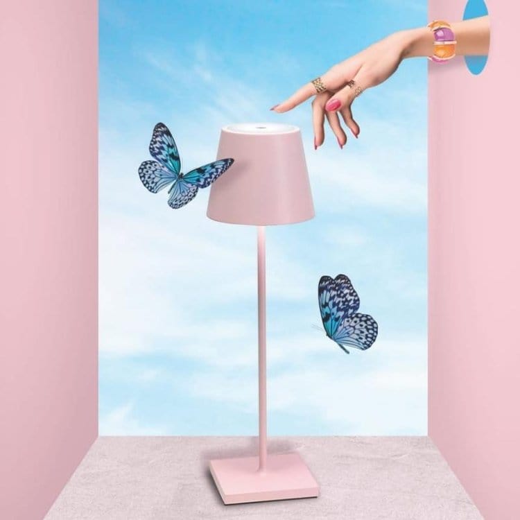 Alexa-enabled waterproof LED table lamp - minimalist design and voice control 
