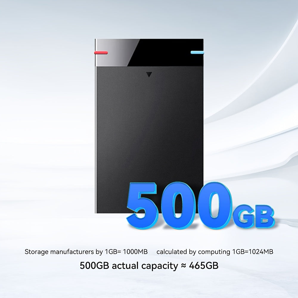 Disque dur externe portable USB 3.0 (160 GB-500 GB, disque dur mobile à grande vitesse pour ordinateur portable et téléphone)
