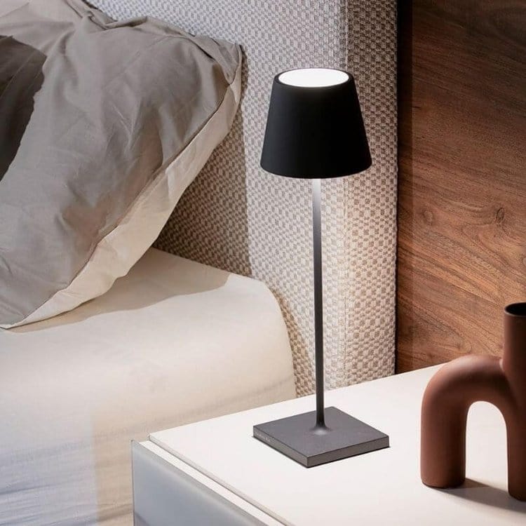 Alexa-enabled waterproof LED table lamp - minimalist design and voice control 