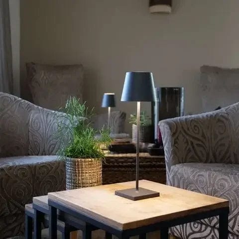 Alexa-enabled waterproof LED table lamp - minimalist design and voice control 