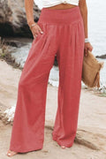 Breezeflow corduroy pants for women with elastic waistband, flowing fit, summer 2025