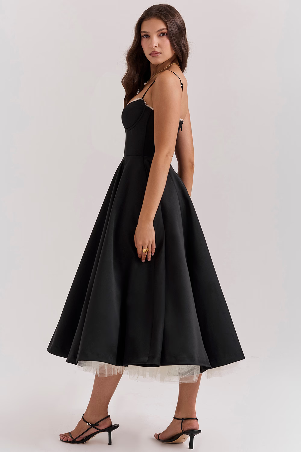 Sophie | Luxe slankende maxikjole
