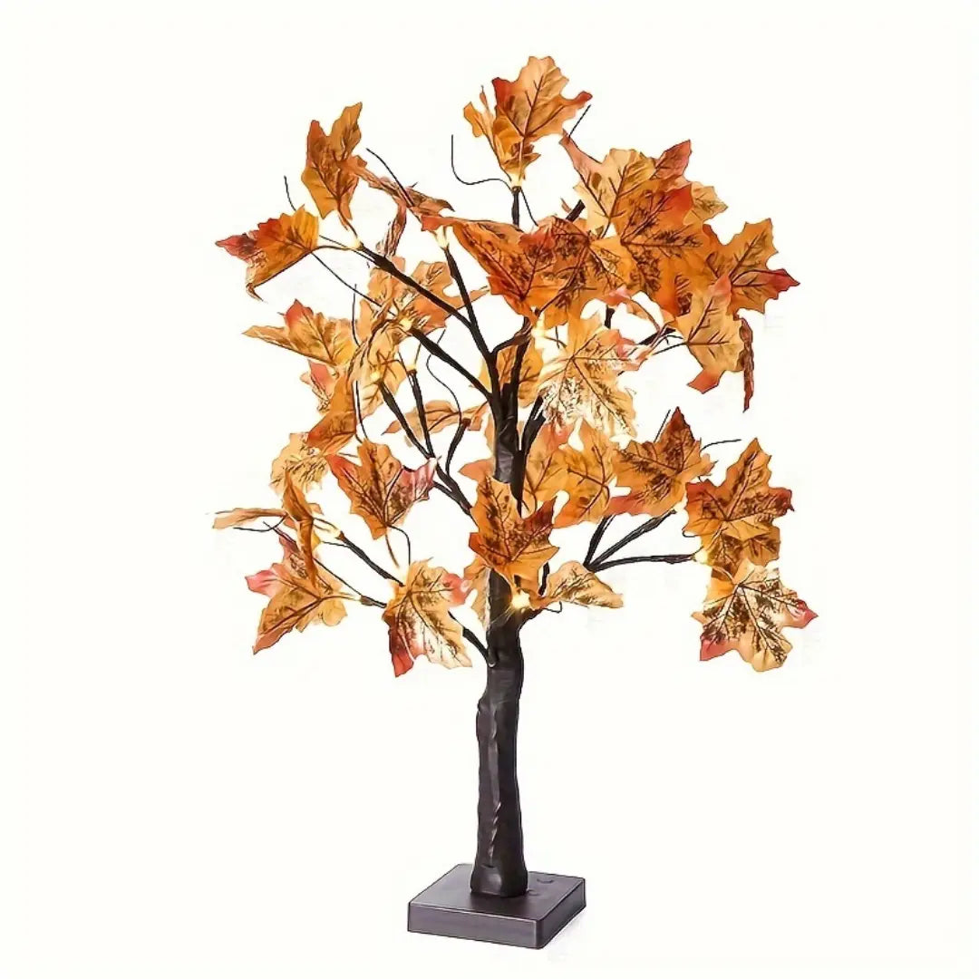 Lampa na umelý javorový stromček s LED svetlom - perfektná na halloweenské a vianočné dekorácie