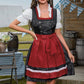 Bavorské dirndl šaty | Klasický střih s zástěrou | Oktoberfest