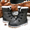Botas de invierno para hombre – Botas de nieve cálidamente forradas con suela antideslizante