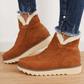 Botas de inverno superconfortáveis e quentes para mulheres - antiderrapantes e com forro macio