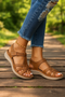 Orthopedic leather sandals for women - ultimate comfort and modern style