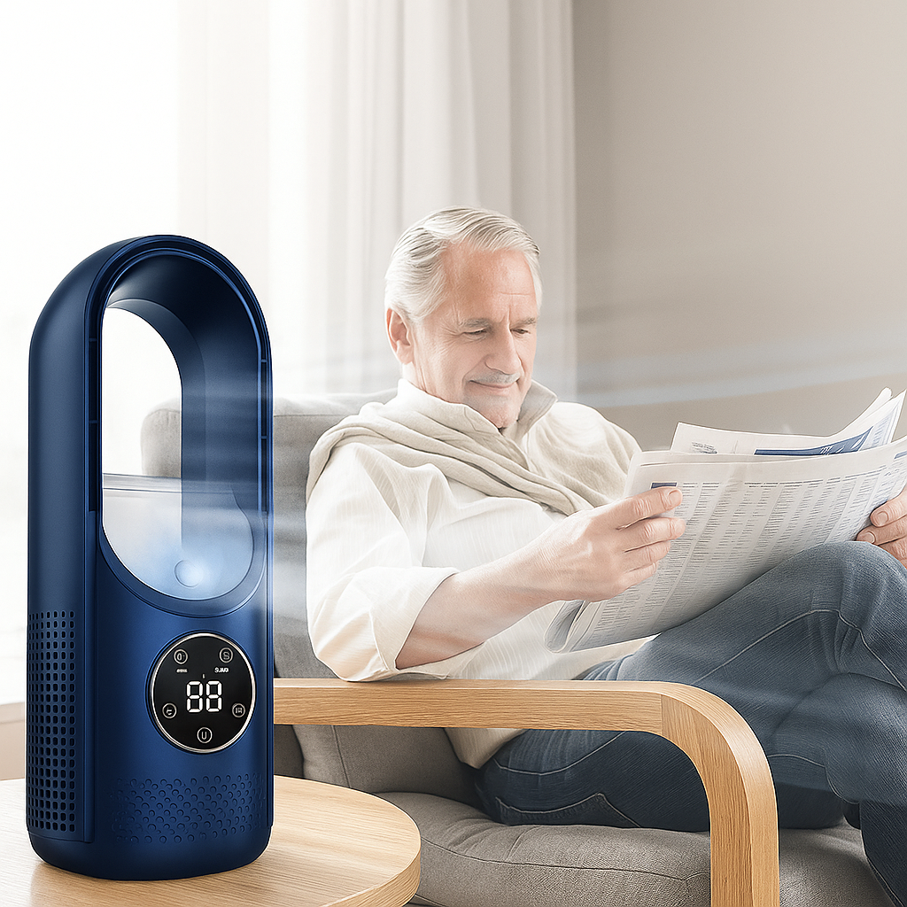 SILENTCHILL | Compact air cooler without blades