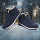 Chaussures d'hiver chaudes et décontractées pour hommes - Baskets hautes avec doublure en fourrure