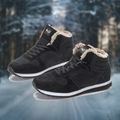Casual warm winter shoes for men - High trainers with fur lining