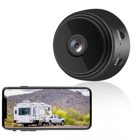 Bezdrátová couvací kamera v plném HD pro obytné vozy, nákladní automobily a přívěsy s nočním viděním a 360° otočným držákem