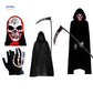 Grimora-készlet | kiegészítők Halloween-köpenyhez, csontvázmaszkokhoz és pecséthez