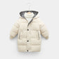 Jaqueta parka de inverno quente para crianças