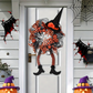 Halloween věnce na dveře | čarodějnické nohy v síťovém designu