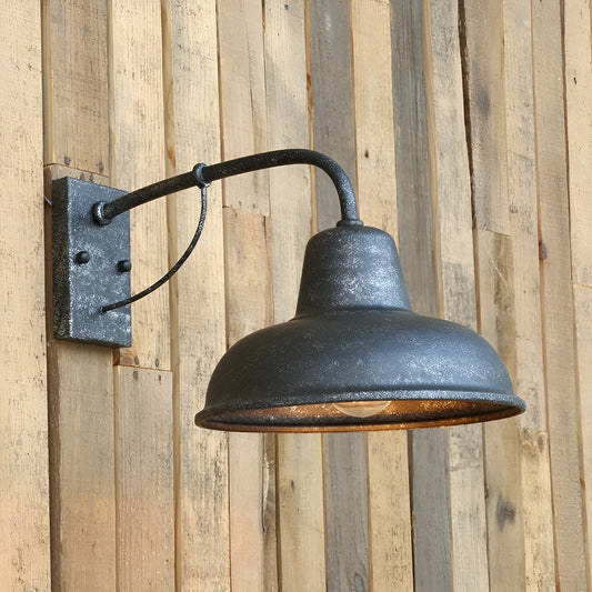 Aisle Fer nástěnná lampa - Antik vintage žebříková lampa - Černá industriální nástěnná lampa
