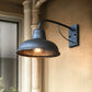 Aisle Fer Sconce - Antique vintage barn light - Black industrial wall light