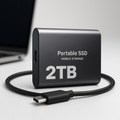 Bærbar SSD Kompakt lagring med høj hastighed