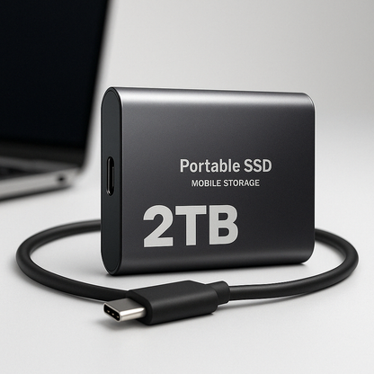 Φορητός SSD Συμπαγής αποθήκευση με υψηλή ταχύτητα