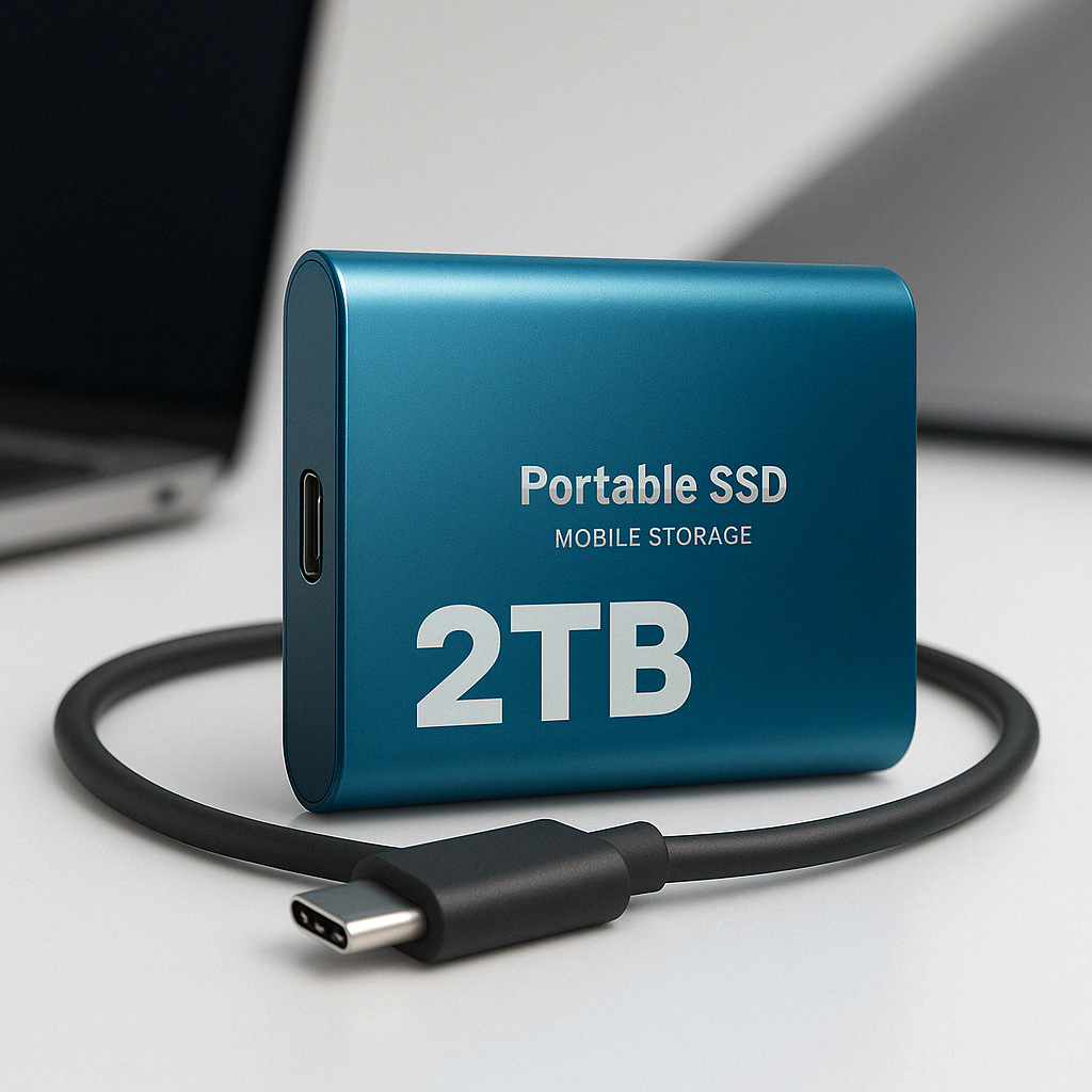 Φορητός SSD Συμπαγής αποθήκευση με υψηλή ταχύτητα