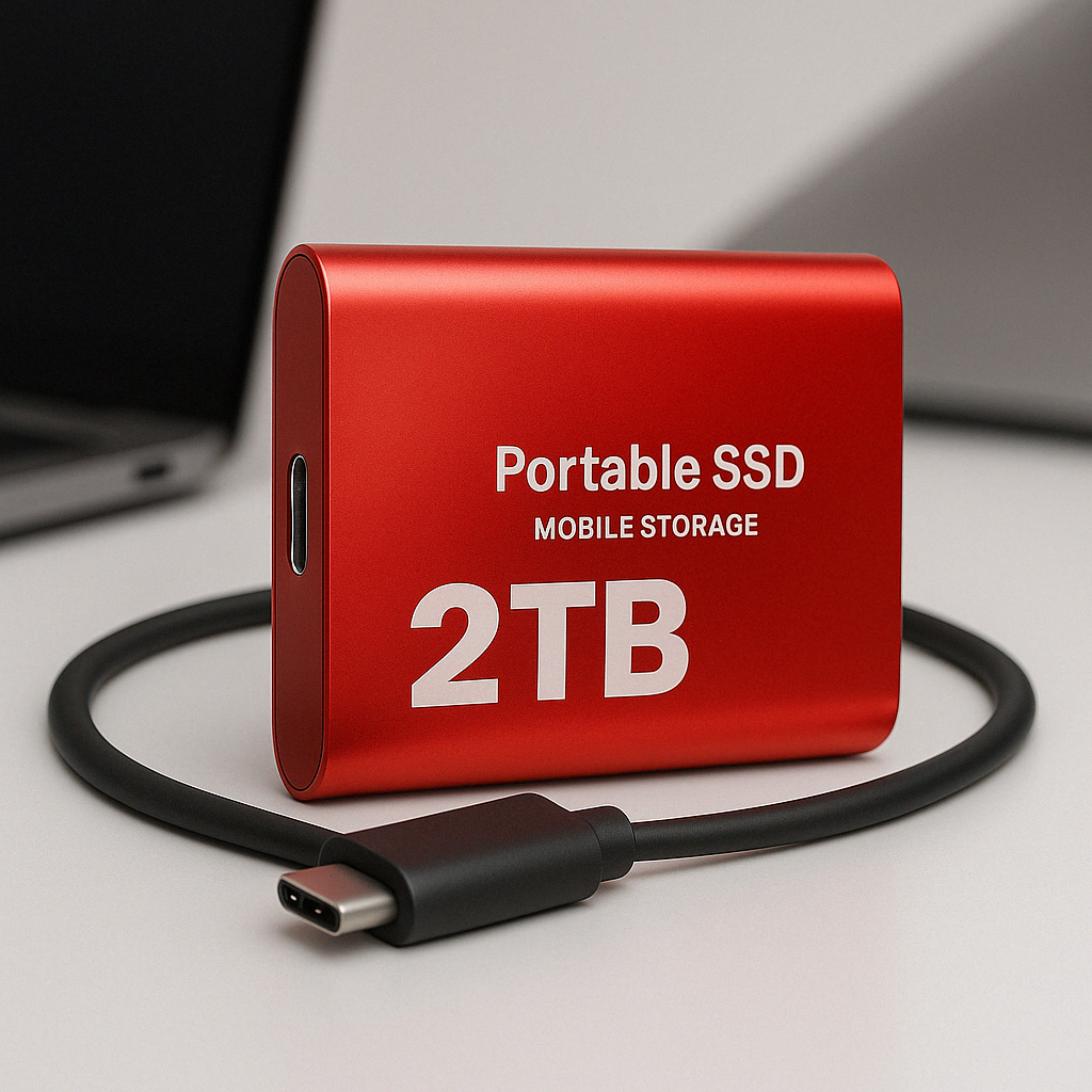 Φορητός SSD Συμπαγής αποθήκευση με υψηλή ταχύτητα