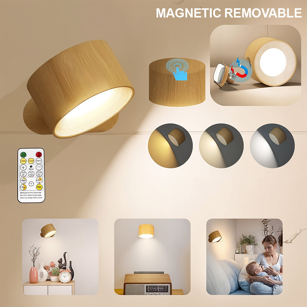 Magnetyczna i bezprzewodowa lampa ścienna Easystick – samoprzylepna i ładowalna lampa LED