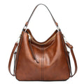 Elegant black women's bag - Spacious Frida bag