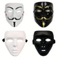 Anonym Halloween maska | Prémiová kolekcia s metalickým povrchom